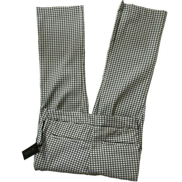 Rachel Zoe Pants Womens 6 Houndstooth Flat Front Stretch Casual Formal Chino NWT - Picture 7 of 12
